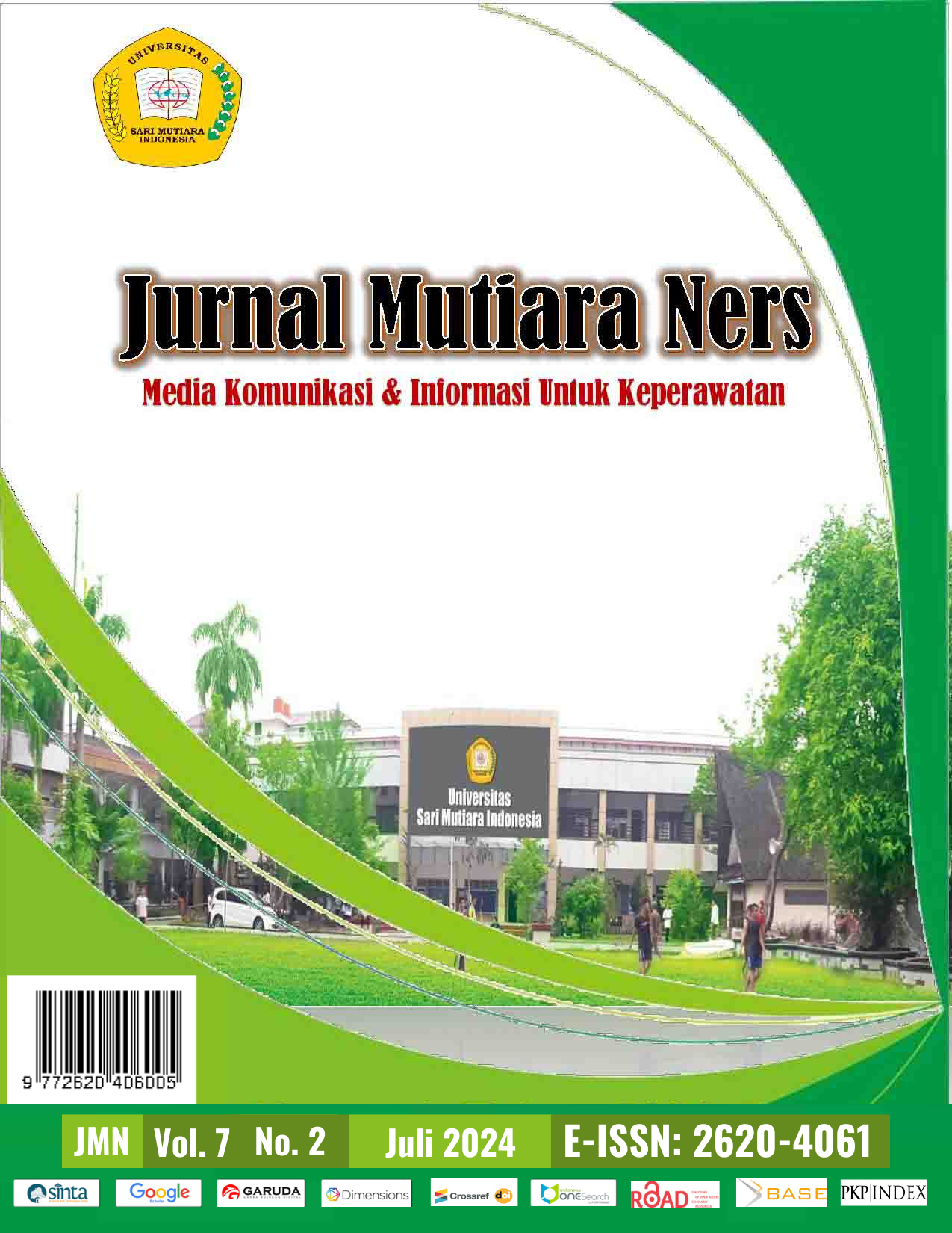 					View Vol. 7 No. 2 (2024): Jurnal Mutiara Ners
				